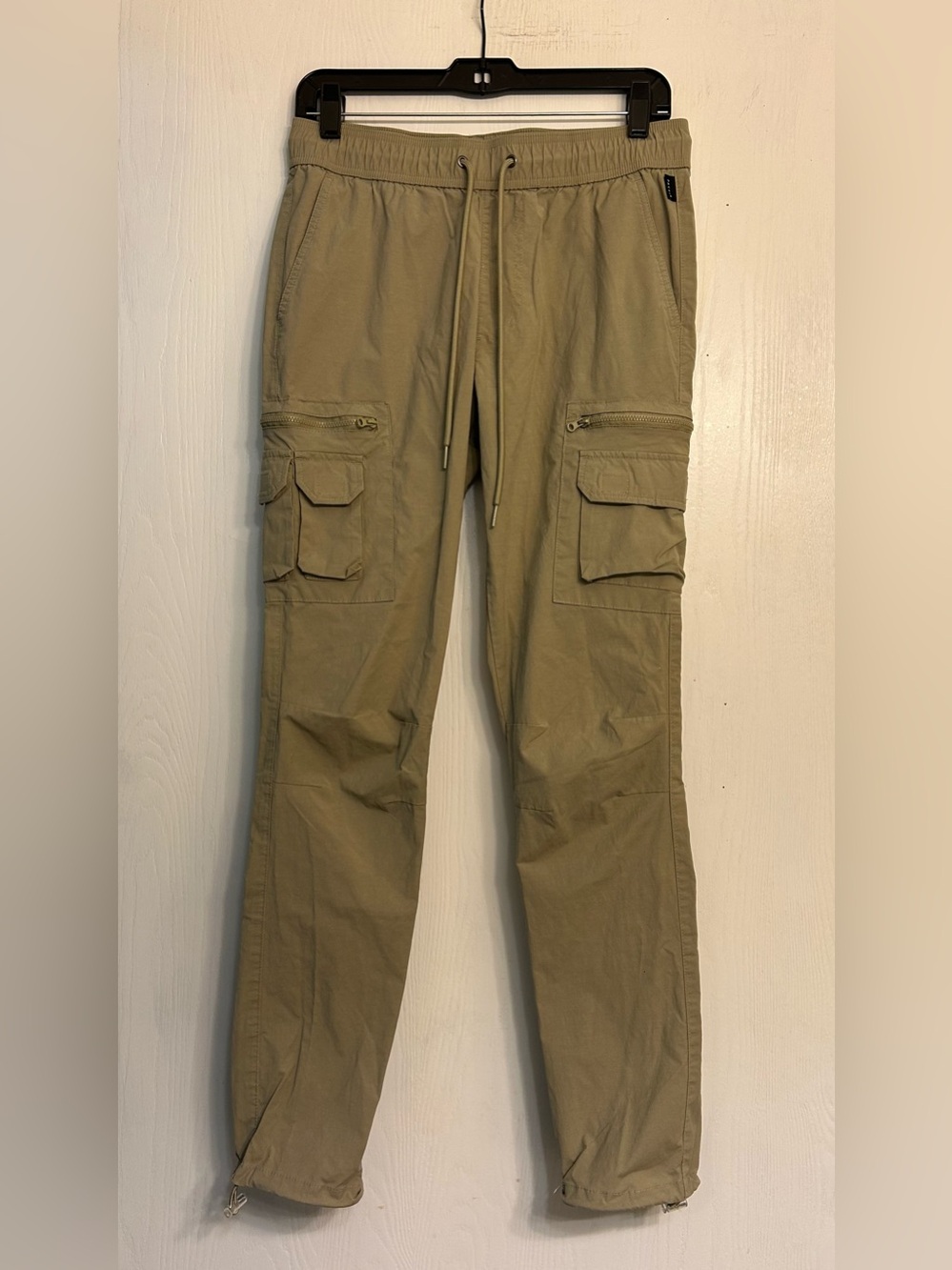 PacSun Slim Fit Cargo Cabincore Outdoor Hiking Utility Olive Green Mens Size S.